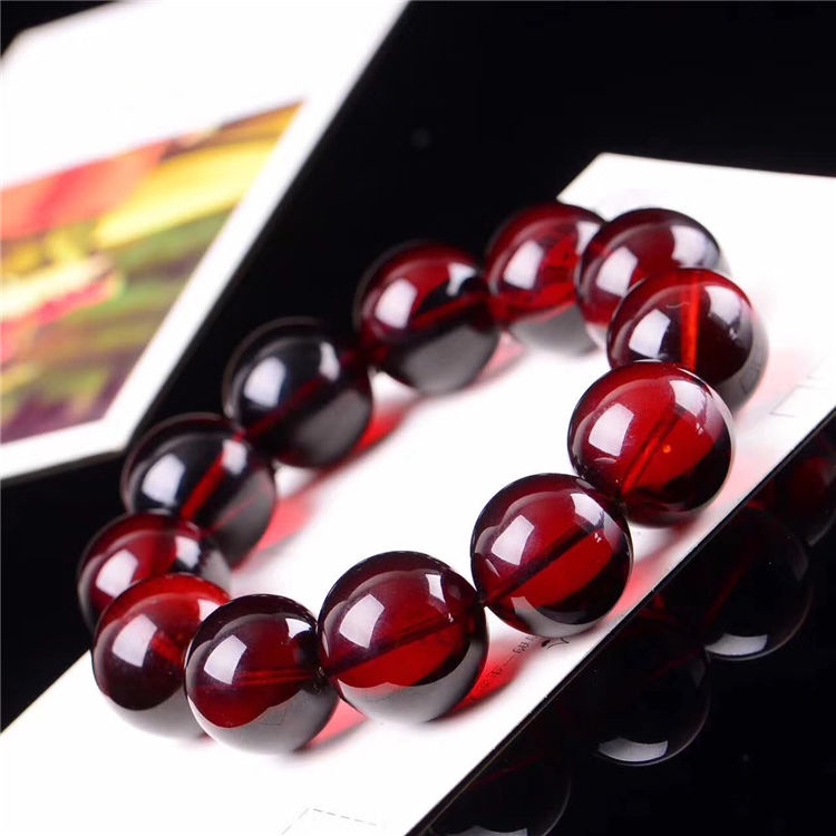 Vòng Tay Chuỗi Hạt Màu Hổ Phách Ba Và Ba Lớp Phong Cách Baltic han 8.18