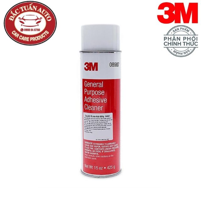 Dung Dịch Tẩy Keo Nhựa Đường 3M General Purpose Adhesive Cleaner 08987 425g