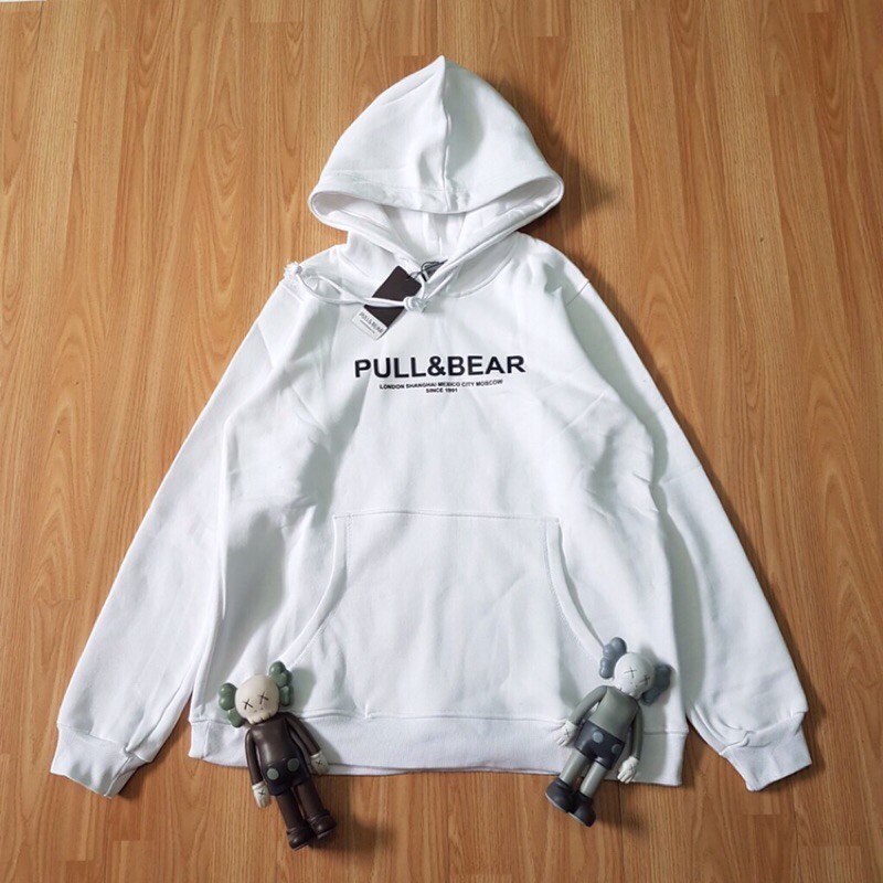 Áo khoác hoodie PULL AND BEAR COTTON FLEECE S M L XL XXXL