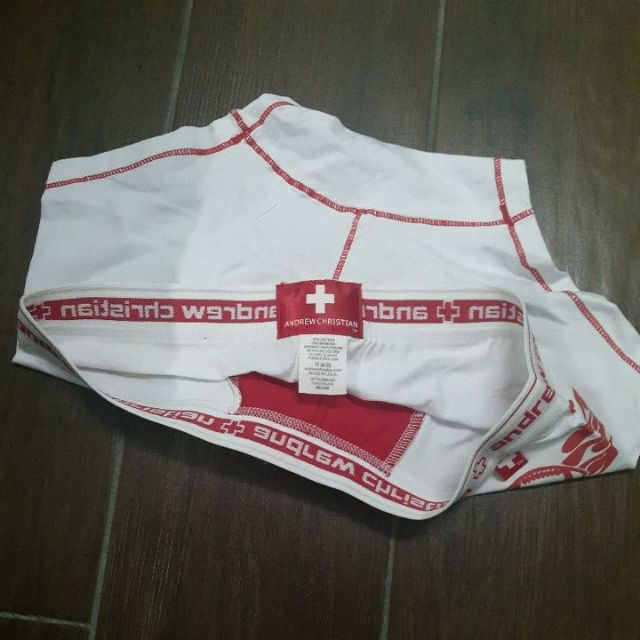 Quần boxer Andew trắng phối màu
