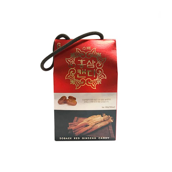 Hộp kẹo hồng sâm Sobaek Korea Red Ginseng Hàn Quốc 200g cao cấp