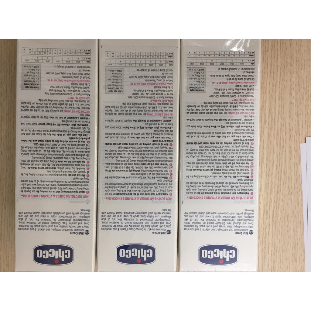 Kem dưỡng ẩm Chicco cho bé từ 0 tháng - tuýp 100ml