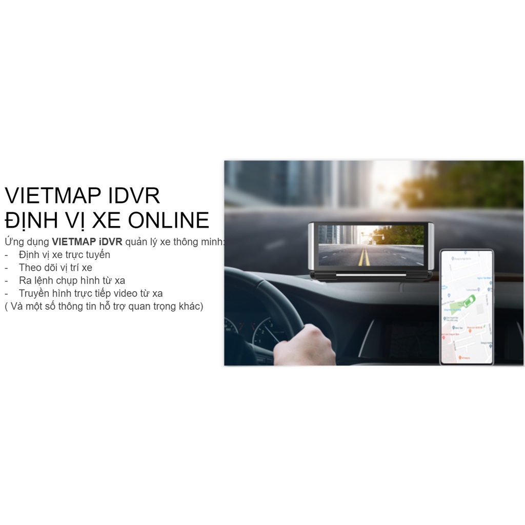 Camera Hành Trình Vietmap D22 - Dẫn Đường S1- Điều Khiển Giọng Nói - Giám Sát Xe Từ Xa - ADAS - Ghi Hình Kép | BigBuy360 - bigbuy360.vn