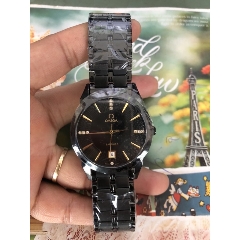 Đồng Hồ Nam Omega 802, dây kim loại, kính saphire chống xước, chống nước | BigBuy360 - bigbuy360.vn