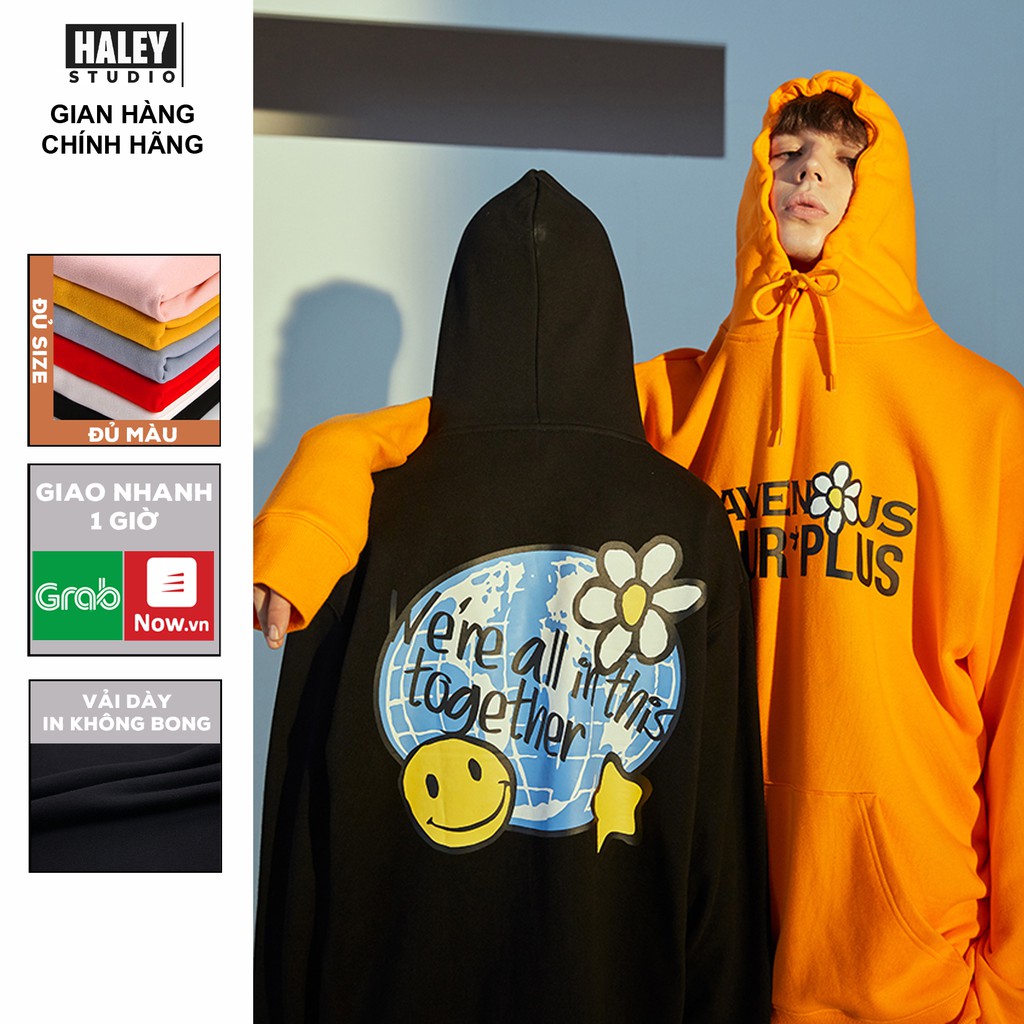 Áo Hoodie Nam Nữ unisex phong cách Hàn Quốc cá tính, Áo chất nỉ cá sấu mã HD101 - Tặng vòng tay xinh - HaleyStudio | BigBuy360 - bigbuy360.vn