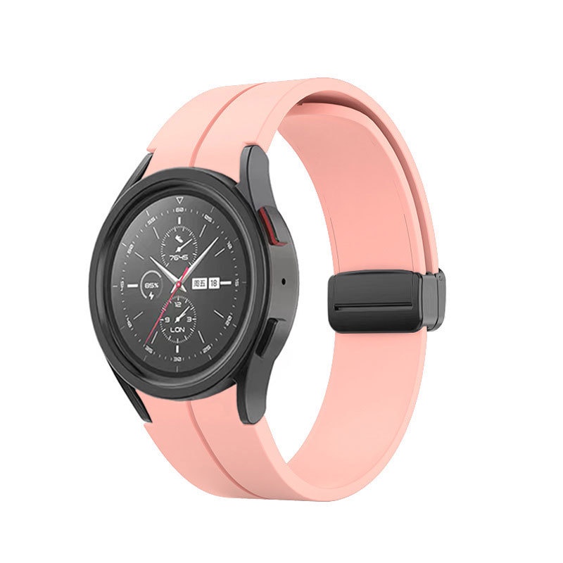 Dây Đeo Silicone Khóa Nam Châm Cho Đồng Hồ Thông Minh Samsung Galaxy Watch 5 / 4 44mm 40mm / Watch5 Pro 4 Classic 42 46mm