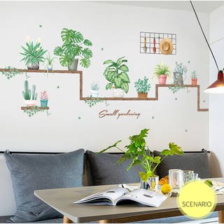 Decal dán tường Vườn cây