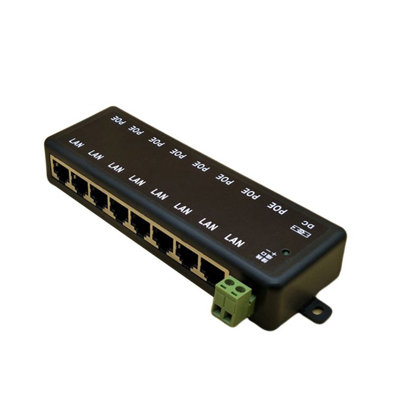 SEL❤8 Ports POE Injector POE Splitter for CCTV Network POE Camera Power Over Ethernet IEEE802.3af