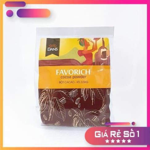 bột cacao FAVORICH 100gr ( chia từ túi 500gr)