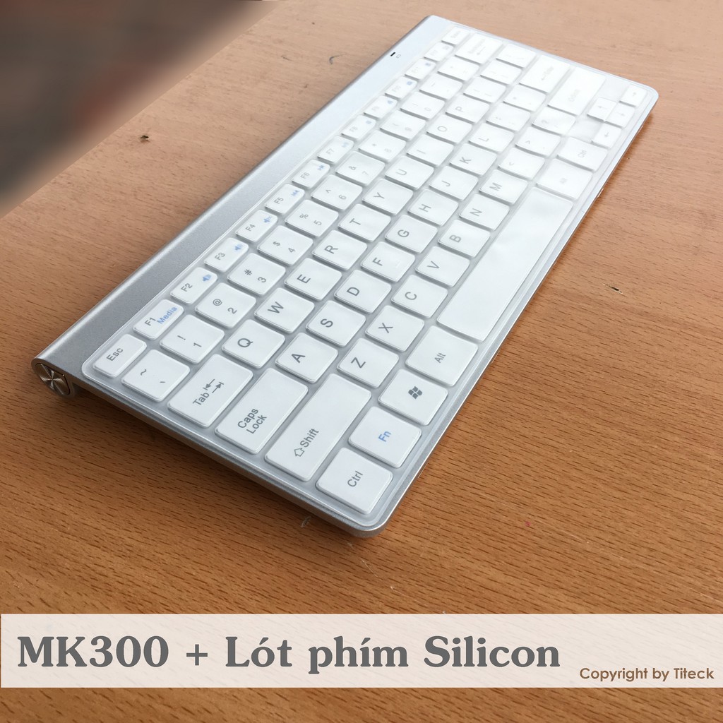 Bàn phím ko dây kết nối laptop,PC,SmartTV,laptop táo tặng kèm miếng phủ bảo vệ bàn phím | BigBuy360 - bigbuy360.vn