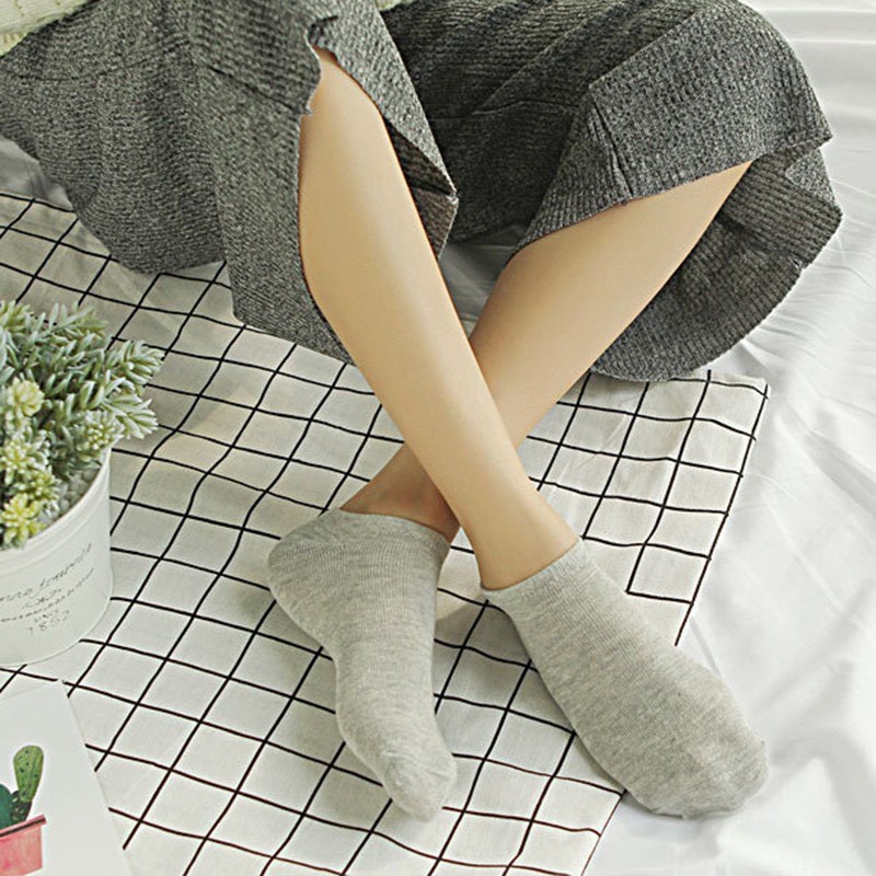 [ Bán Siêu Chạy ] Tất Chân Nữ Trơn Cỗ Ngắn Mẫu Mới Nhiều Màu 88157 Lamon Store