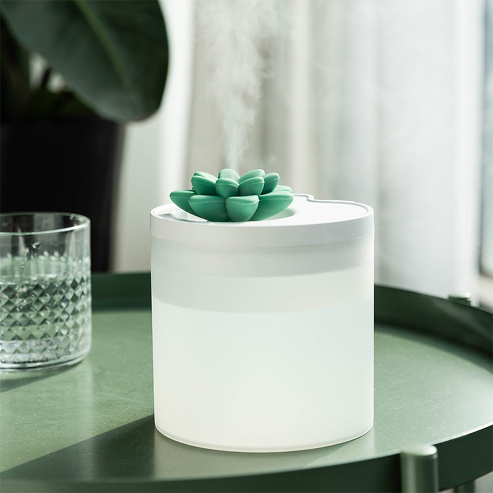 Uareliffe Lotus Humidifier 800ML 2 chế độ phun sương Máy tạo ẩm không khí Mute Spray 4 giờ Tự động ngắt nguồn USB Sạc máy tính để bàn Máy tạo sương mù Máy khuếch tán không khí di động cho phòng ngủ tại phòng ngủ tập thể