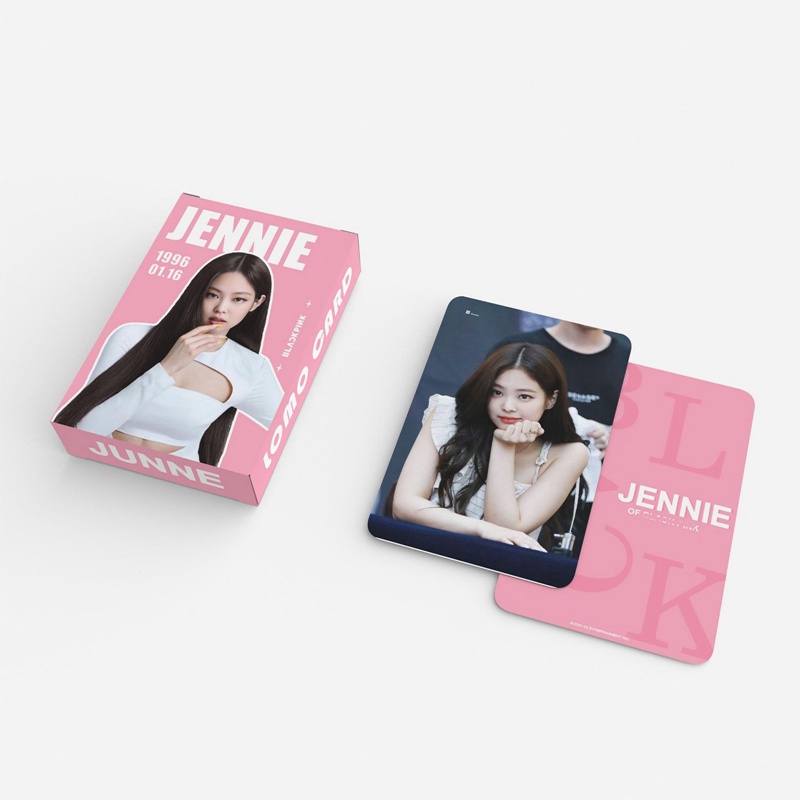 Set 55 Tấm Thẻ Hình Các Thành Viên Nhóm Nhạc BLACKPINK