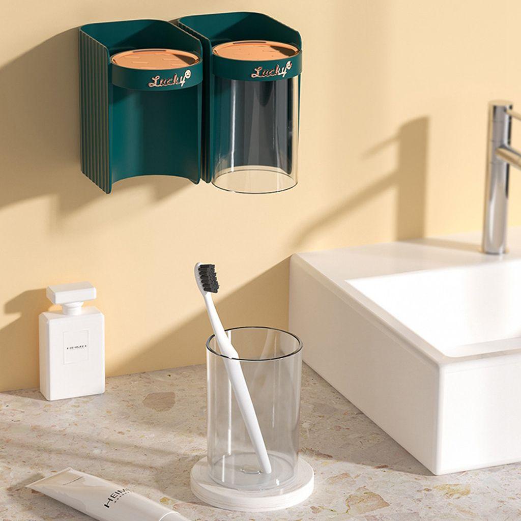 JARRED Giá Đỡ Bàn Chải Đánh Răng Hít Tường Siêu Bền Tiết Kiệm Không Gian Thời Trang