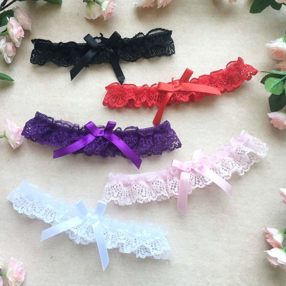 Vòng Đeo Chân Thắt Nơ Thiết Kế Phối Ren Hoa Rỗng Độc Đáo Hóa Trang Cô Dâu Phong Cách Quyến Rũ Cho Nữ | BigBuy360 - bigbuy360.vn