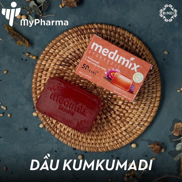 Xà Phòng thiên nhiên chiết xuất Kumkumadi Nghệ Tây Saffron 125g - thuần chay