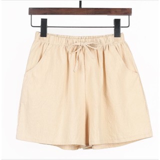 Quần short nữ chất đũi siêu mát