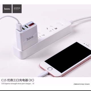 Củ sạc hoco 3 cổng
