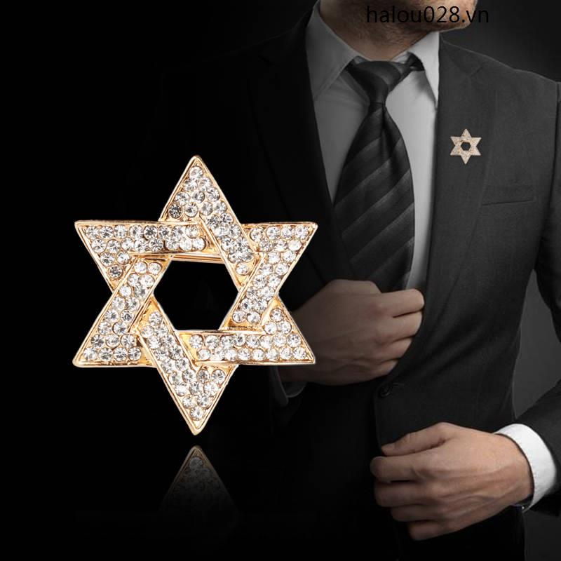Trâm Cài Áo ♗Bộ Đồ Vest Nam Nữ Đính Kim Cương Sixth Star Broker Cao Cấp Thiết Kế Nguyên Bản