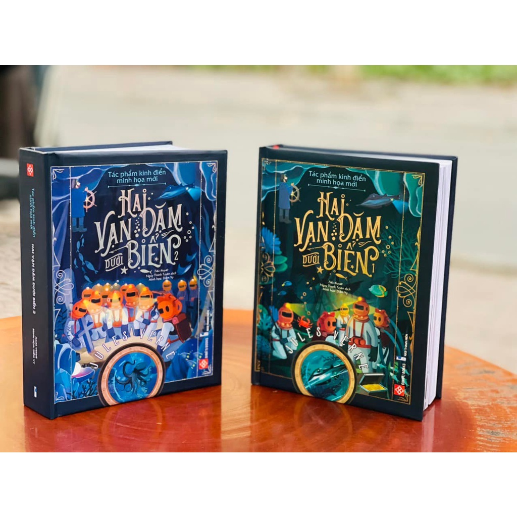 Sách - Hai Vạn Dặm Dưới Biển - Jules Verne - Combo 2 Tập - Bình Book