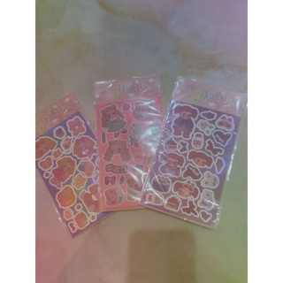 Hình dán sticker kim tuyến lấp lánh, đủ màu