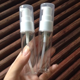 Chai nhựa vòi nhấn ngắn 30mL