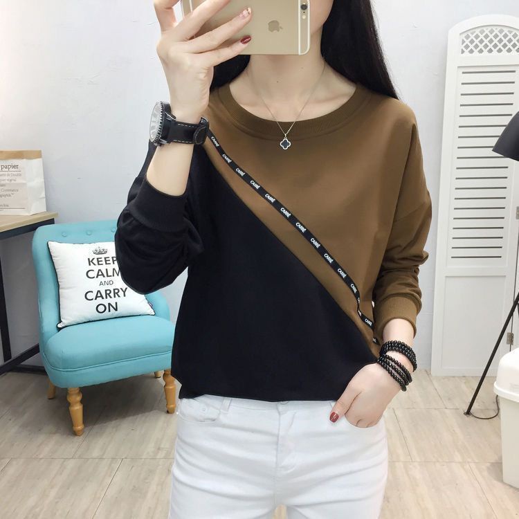 Áo Thun Nữ Dài Tay Dáng Rộng Phong Cách Mùa Thu Mới