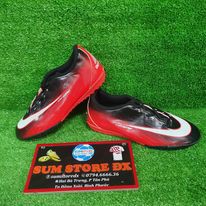 Giày Đá Banh X Storm Mer X20 Đen Đỏ_ (Đã Khâu Mũi)_Giày Đá Bóng mẫu mới