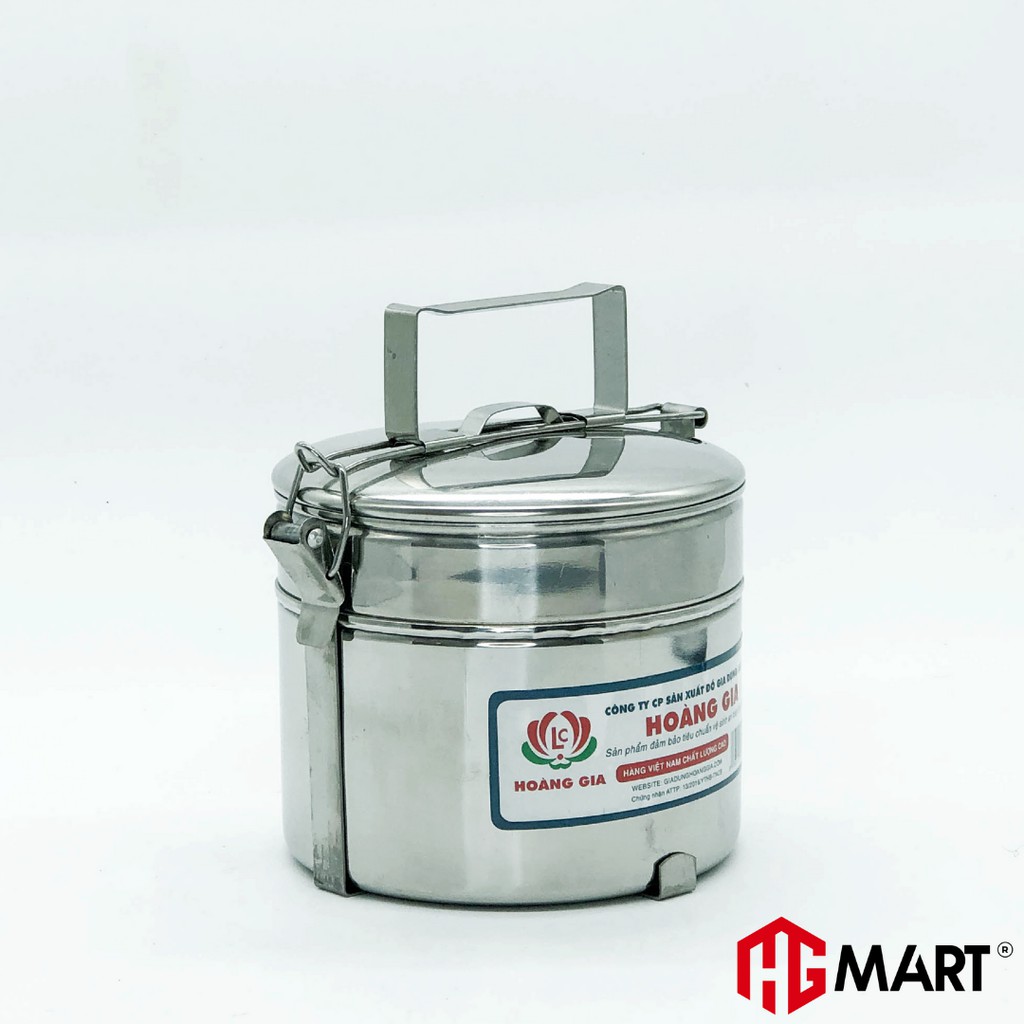 Cặp Lồng Inox giữ nhiệt 2 ngăn HG Mart