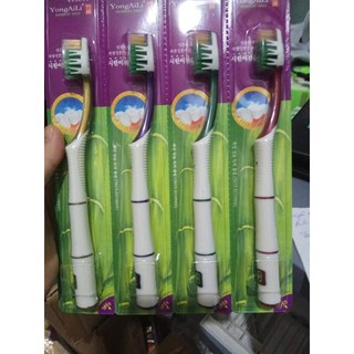 Set 4 bàn chải đánh răng muối tre hàn quốc
