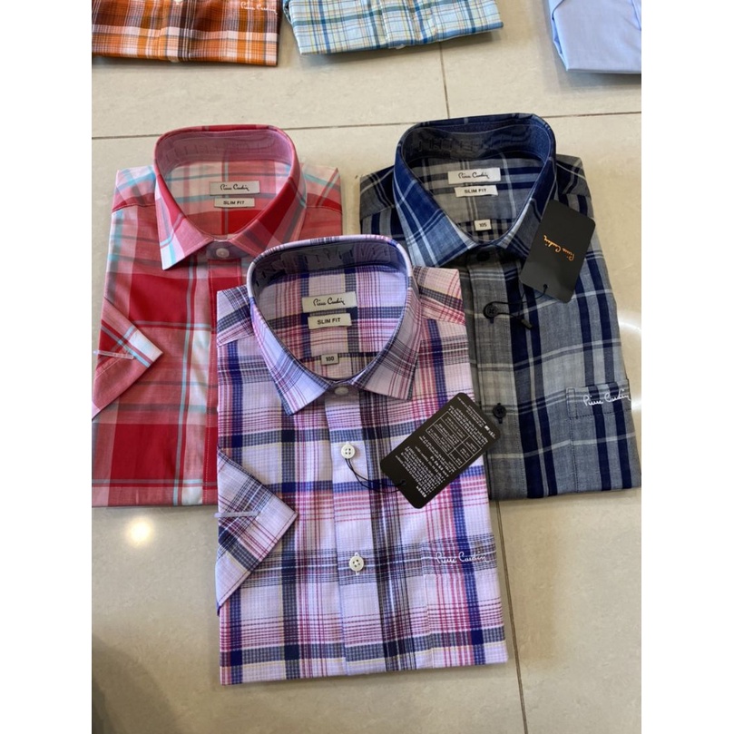 Áo Sơ Mi Ngắn Tay Nam PIERRE CARDIN Xuất Hàn