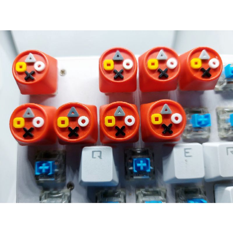 Keycap resin trò chơi điện tử 4 nút trang trí bàn phím cơ