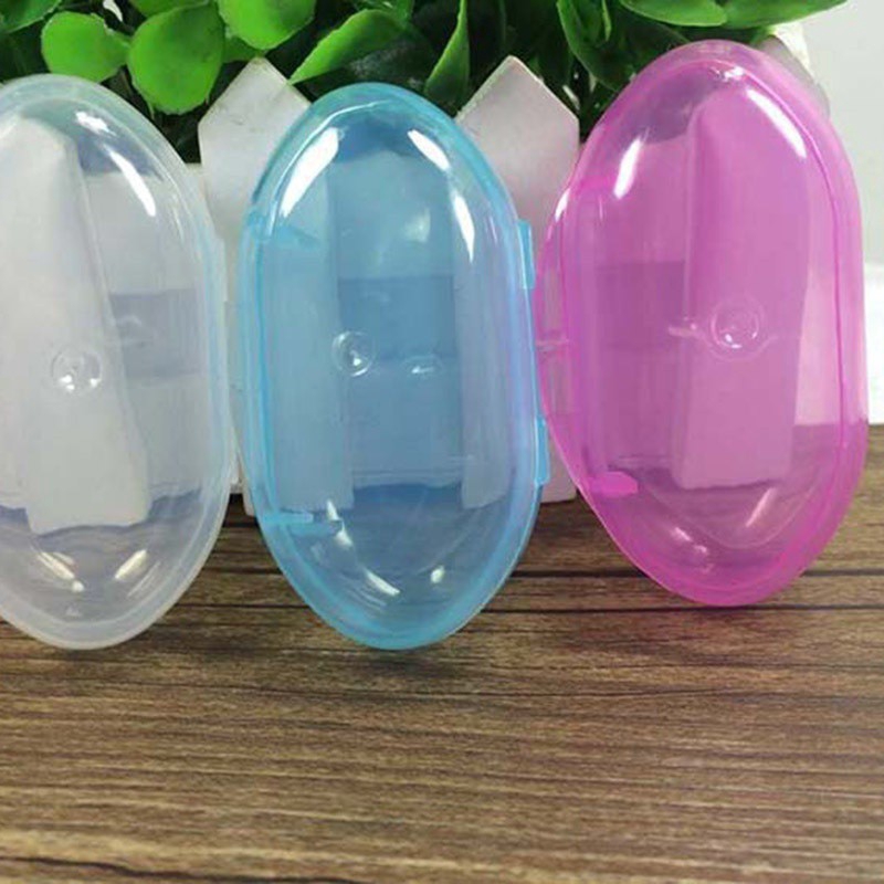Bàn Chải Silicon Gắn Ngón Tay Vệ Sinh Răng Miệng Cho Bé