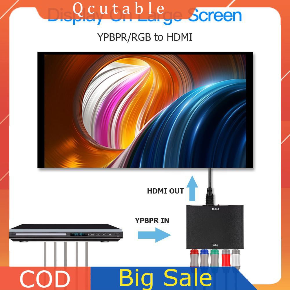 Bộ Chuyển Đổi Audio Ypbpr Sang Hdmi 1080p Sang Rgb Comped Video + R / L