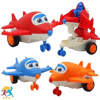 Máy Bay Biến Hình Thành Robot , Đồ Chơi máy bay, Ô Tô Chạy Đà Siêu Nhanh, Mượt cho bé trai và bé gái
