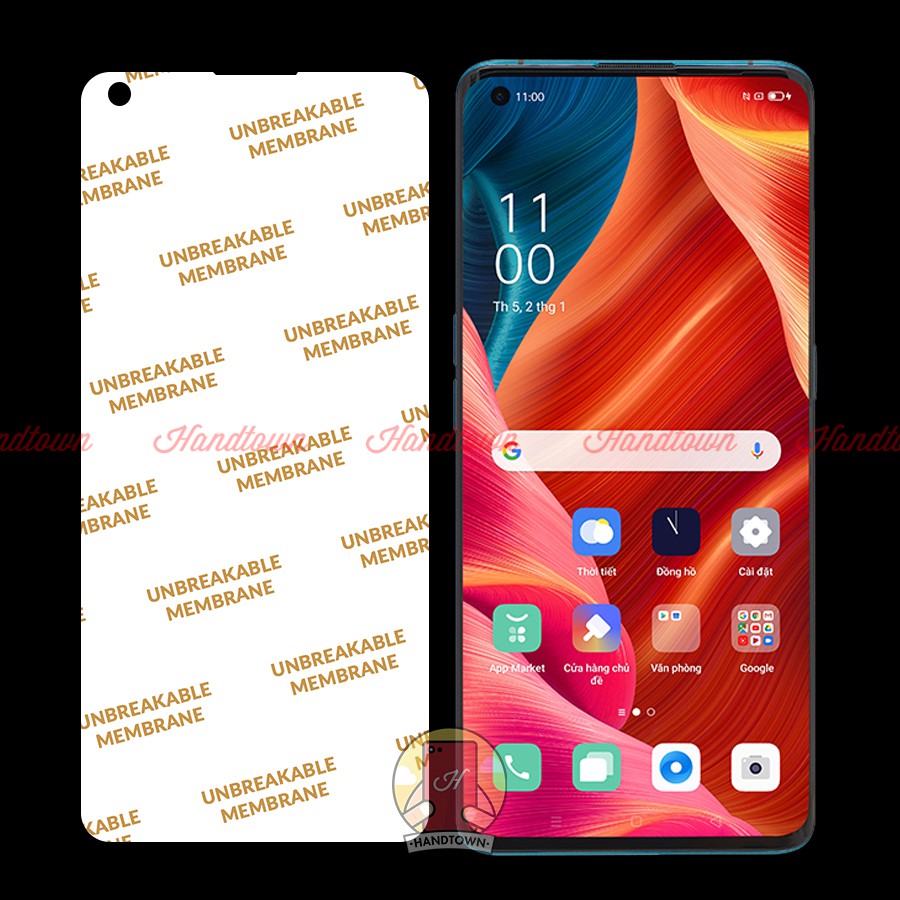 Miếng Dán Màn Hình PPF Kính Cường Lực Dẻo Oppo Find X2 FindX2 Trong Suốt Chống Va Đập Chống Trầy Xước