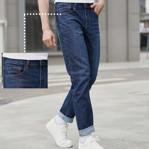 Quần jean slimfit nam YODY màu xanh - Quần bò nam trẻ trung năng động QJM4013