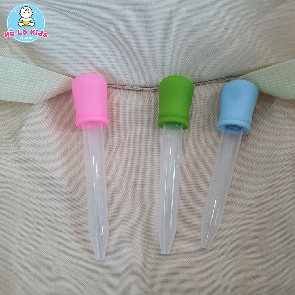 Dụng cụ uống thuốc nhỏ giọt ống hút chia vạch 5ml cho bé Hồ Lô Kids