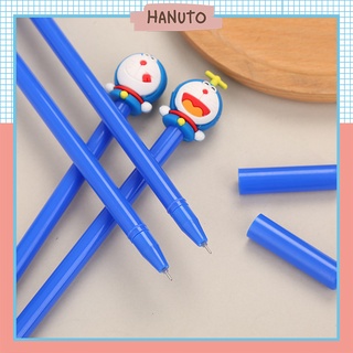 Bút bi nước doraemon siêu dễ thương - bút bi nước mực đen hanuto bb42