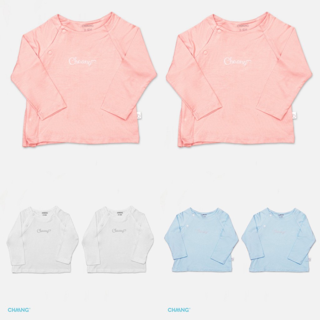 [Mã FASHIONXANH264 giảm 10K đơn 50K] Set 2 áo cúc chéo CHAANG