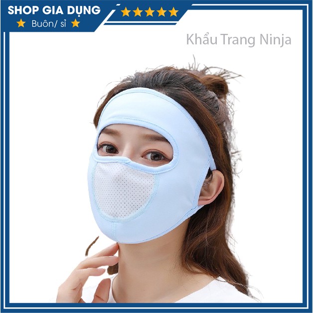 💥Siêu Hót💥 Khẩu Trang Ninja Chống Nắng Tích Hợp Lưới Thở Thoáng Khí