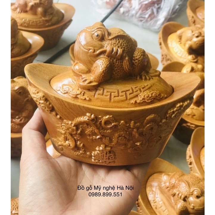Thỏi vàng phong thuỷ bằng gỗ