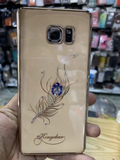 Ốp Samsung Note 7 / Note FE cứng xi viềng in hoa văn