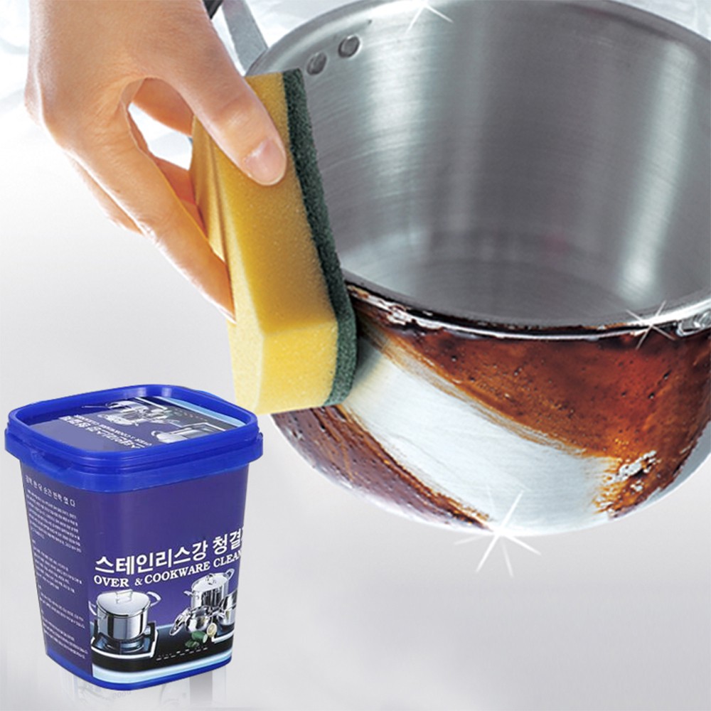 Kem Tẩy Inox, Đánh Xoong Nồi Nhà Bếp Trắng Như Mới - Hộp Xanh