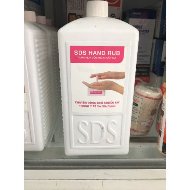 Nước rửa tay khô sát khuẩn SDS Hand Rub có vòi xịt