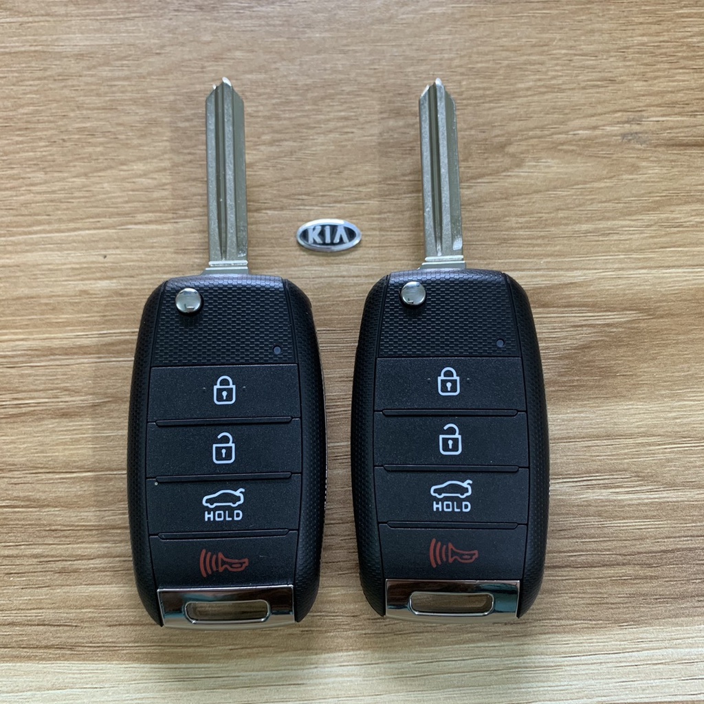 Vỏ Chìa Khóa Gập Cho Xe KIA - 4 Nút Thông Minh Điều Khiển Từ Xa