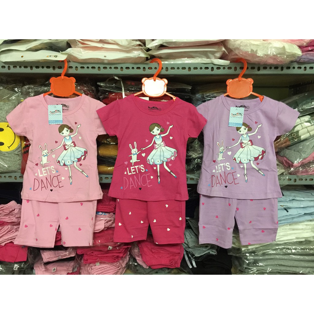 Bộ Cotton cho bé gái hình e bé Dance/Sofia từ 1-12T/BGMH22