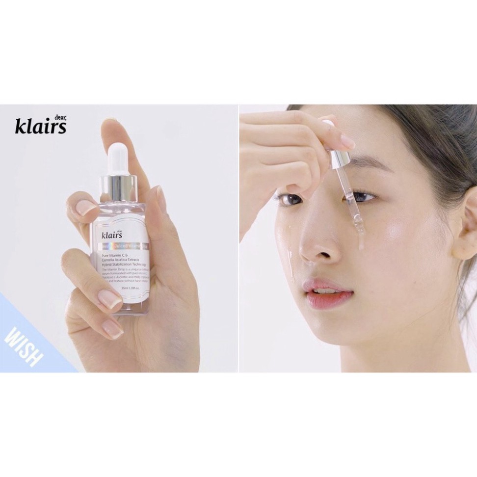 Serum Vitamin C Dưỡng Da Trắng Sáng - Mờ Thâm Dear Klairs Freshly Juiced Vitamin Drop - 1989Store Phân Phối Chính Hãng K