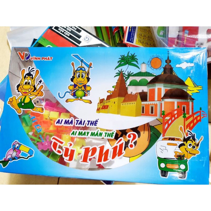 Bộ đồ chơi bộ cờ Tỷ Phú bằng nhựa Vĩnh Phát.