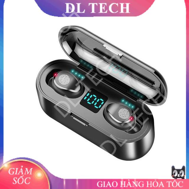 (Bản Quốc tế) Tai nghe Bluetooth TWS F9 không dây nút cảm ứng kháng nước thể theo stereo mã F9 DL TECH